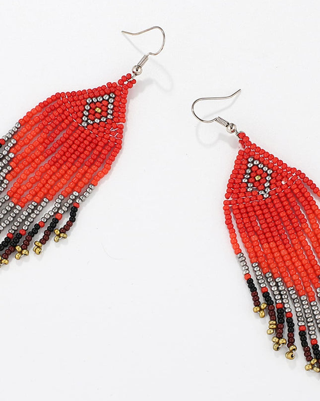 Beaded Dangle Earrings 