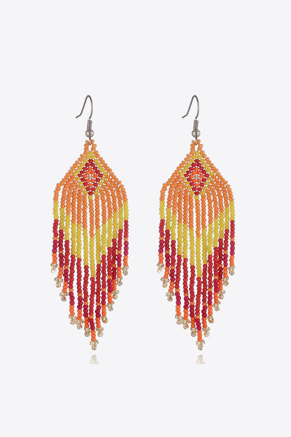 Beaded Dangle Earrings 