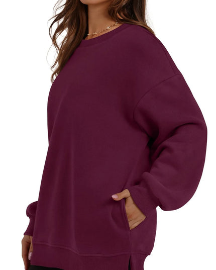 Oversized Long Sleeve Crewneck Sweatshirt