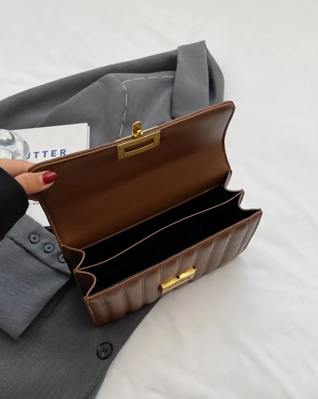 PU Leather Crossbody Bag 