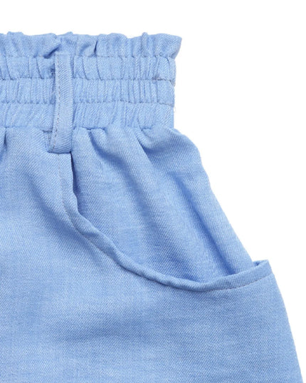 Decor Button Front Midi Skirt