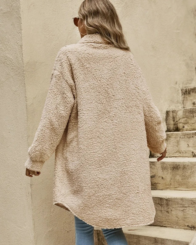 Collared Button Down Coat