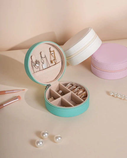 PU Leather Jewelry Storage Box