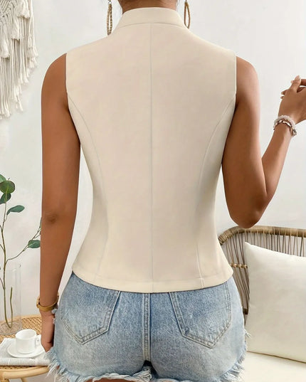 Button Down Vest Coat