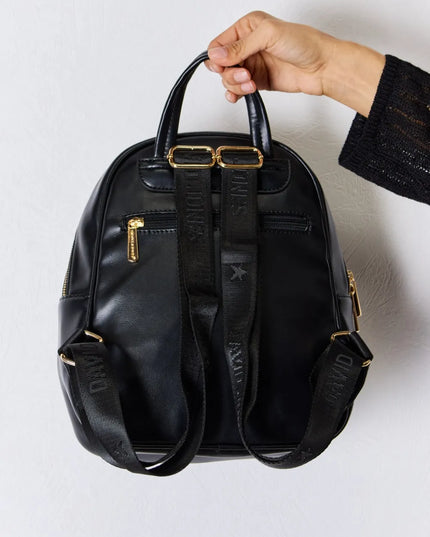 David Jones PU Leather Backpack