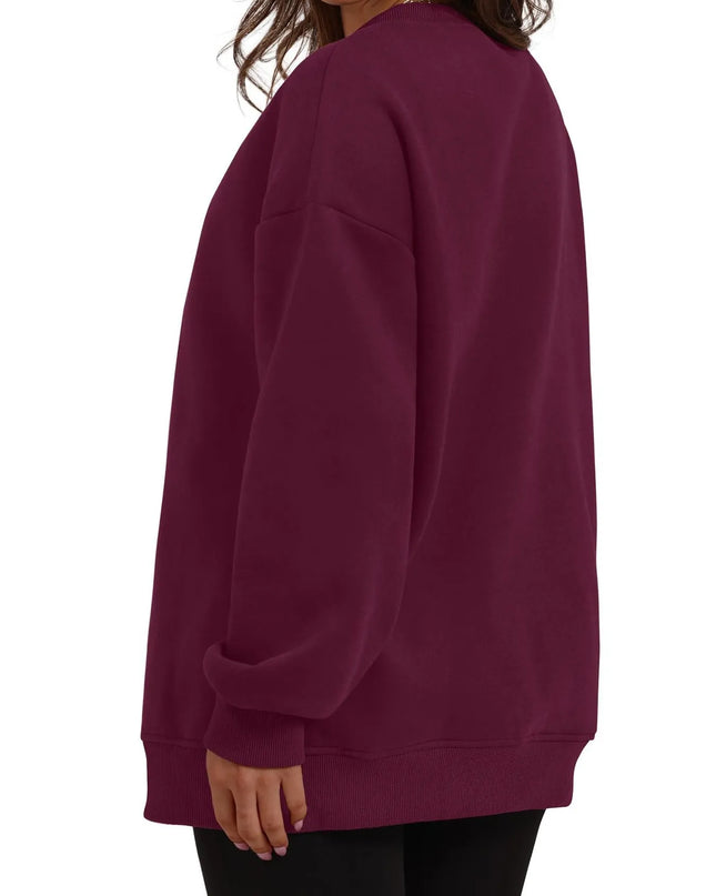 Oversized Long Sleeve Crewneck Sweatshirt