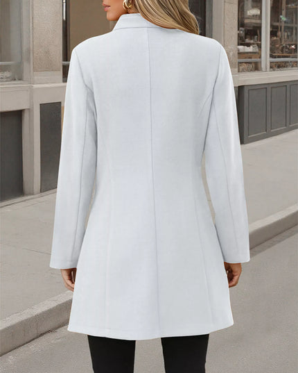 Button Up Long Sleeve Coat