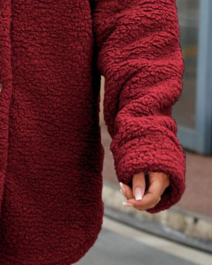 Button Down Collared Coat