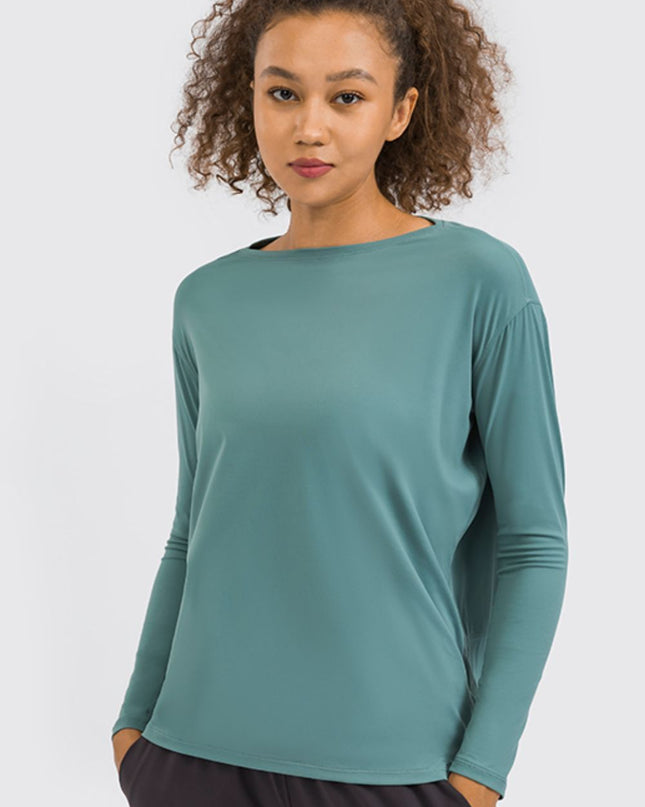 Millennia Loose Fit Active Top Teal