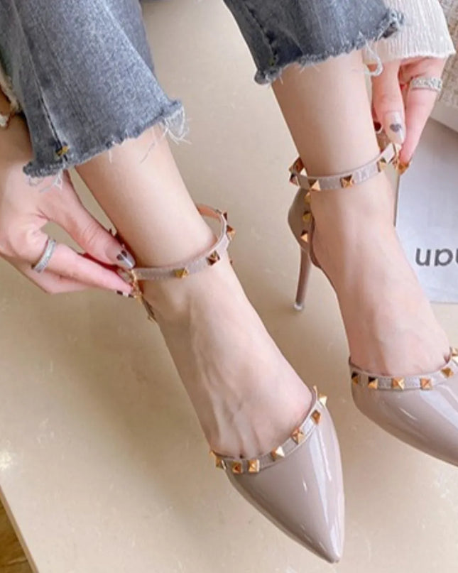 Point Toe Kitten Heels Pumps 