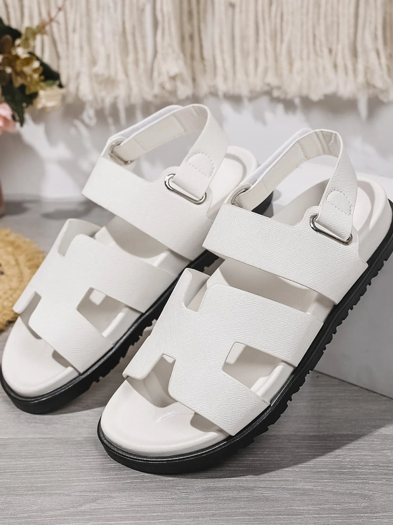 H-Style Gladiator Sandals with Ankle Strap
