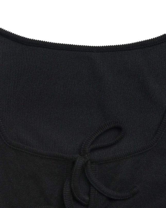 Tie Front Long Sleeve Flare Jumpsuit