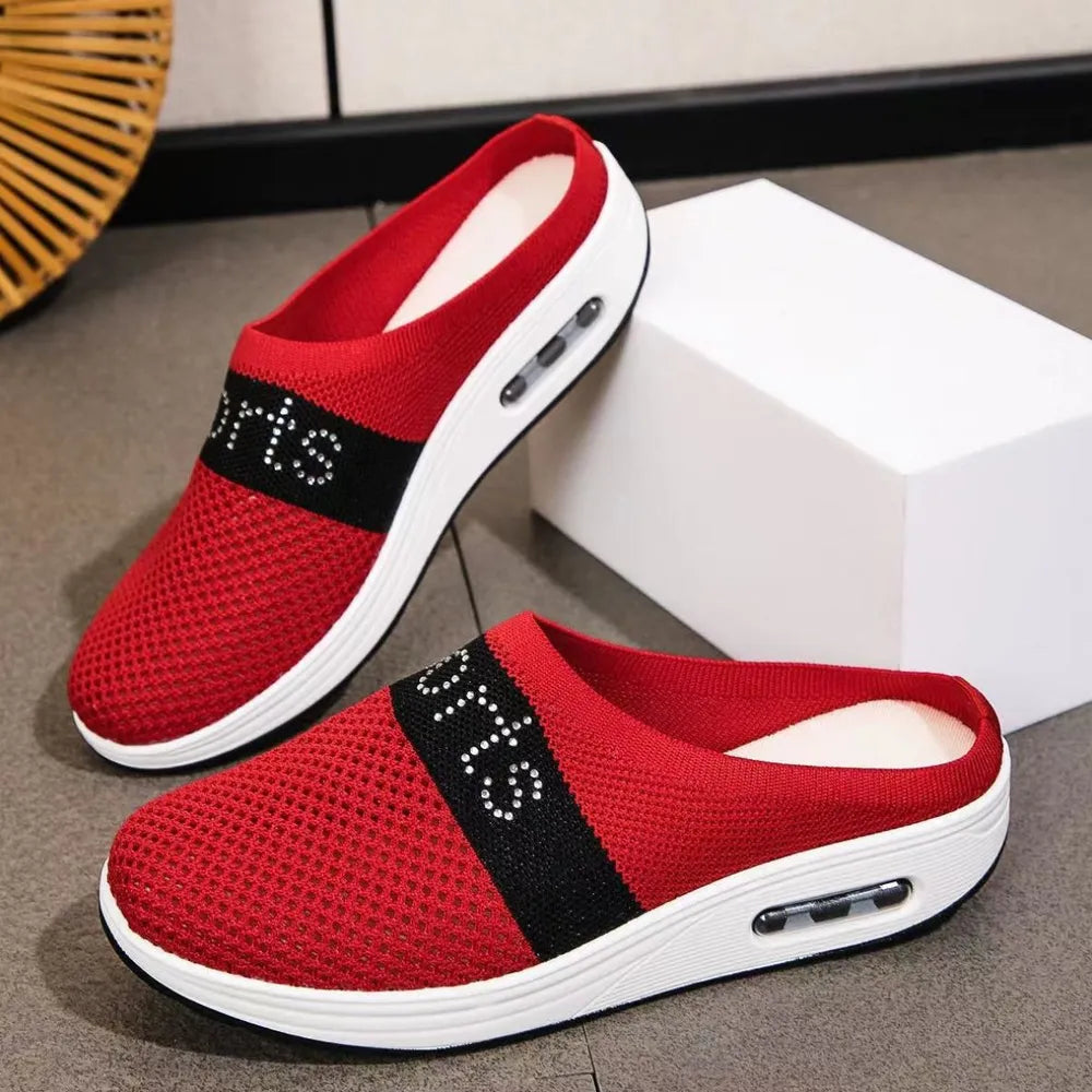 Breathable Mesh Round Toe Sandals 