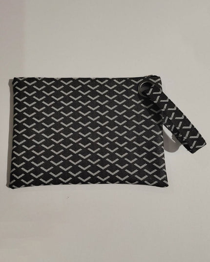 Carry Your Love Plaid Wristlet Black One Size