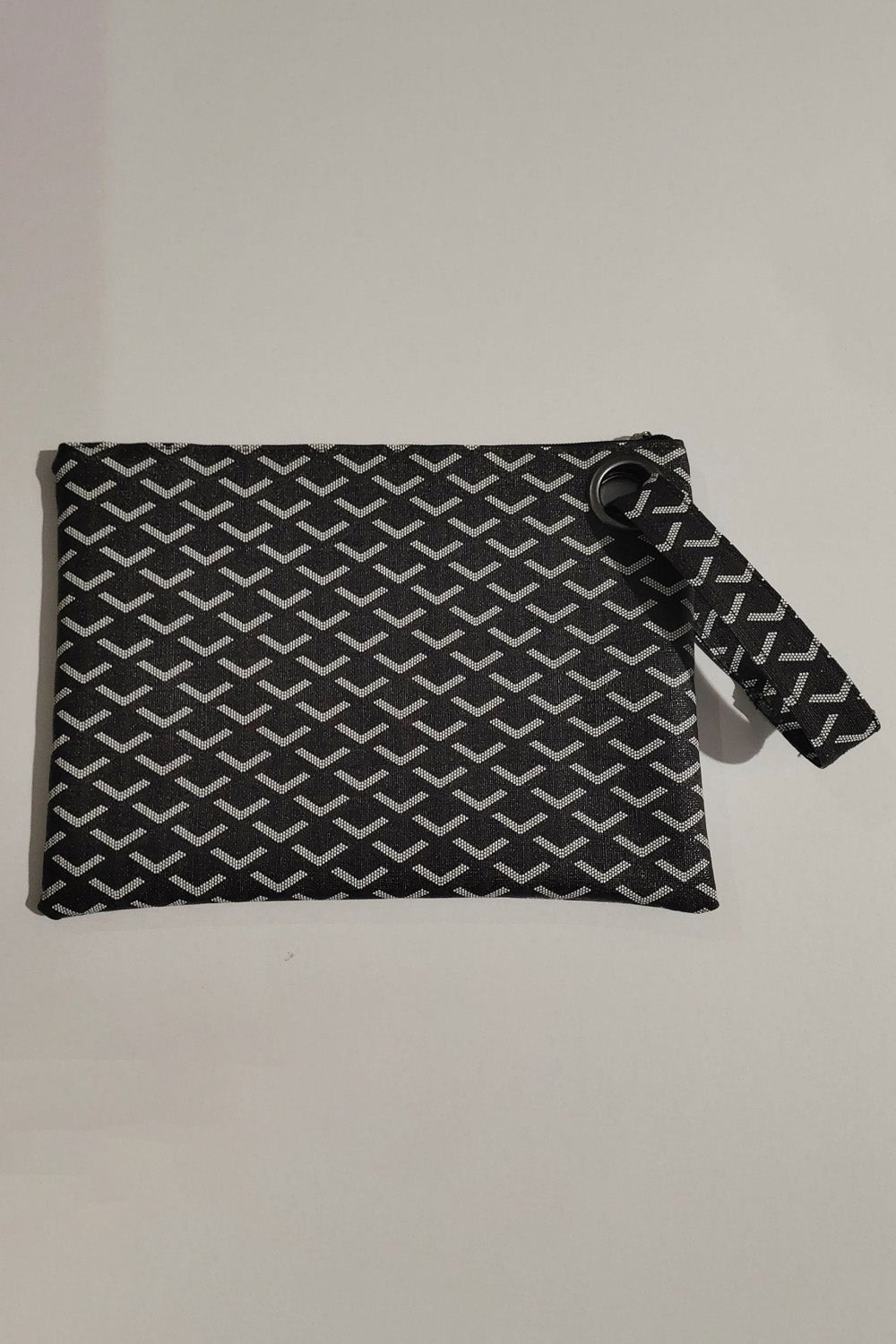 Carry Your Love Plaid Wristlet Black One Size