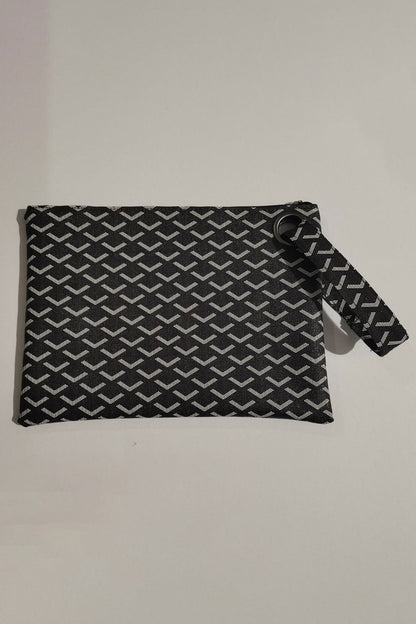 Carry Your Love Plaid Wristlet Black One Size