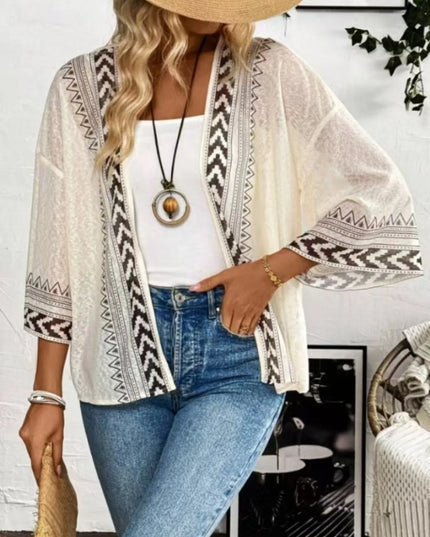 Open Front Kimono Cardigan