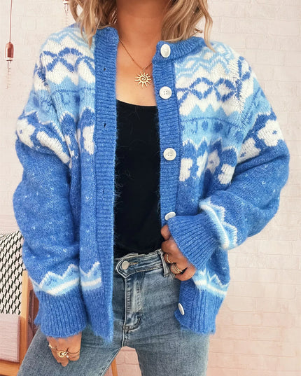 Ribbed Button Down Knit Cardigan