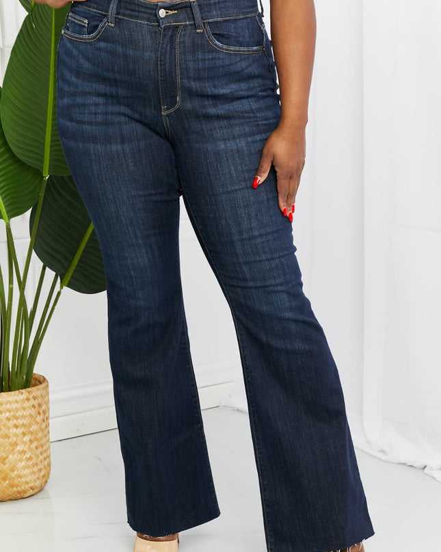 Judy Blue Full Size High Rise Flare Jeans
