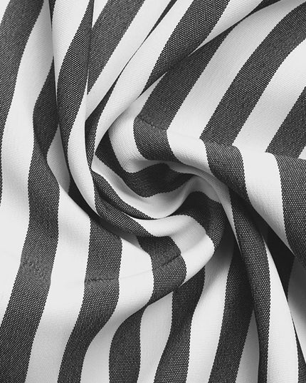 Striped Oversized Button-Up Shirt