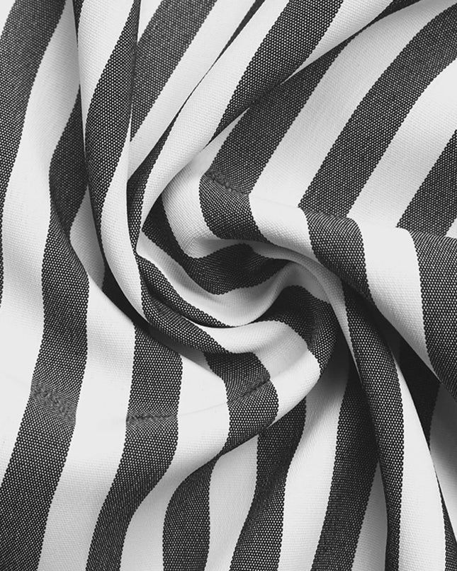 Striped Oversized Button-Up Shirt