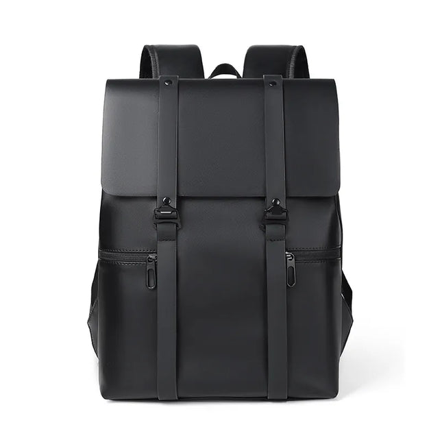 PU Leather Adjustable Strap Backpack Bag 