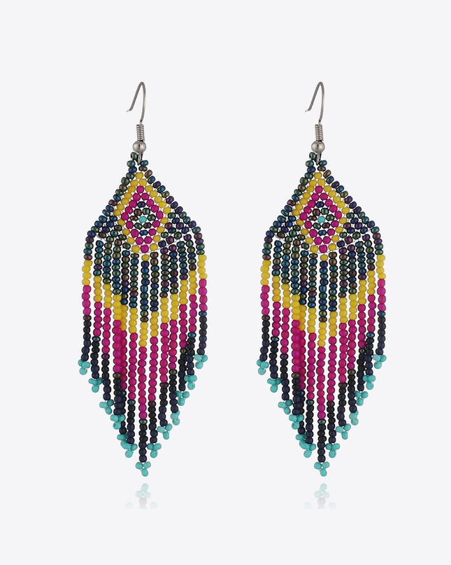 Beaded Dangle Earrings 