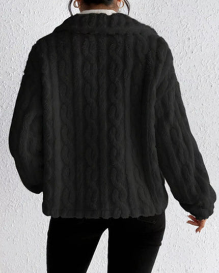 Cozy Fleece Button-Up Outerwear