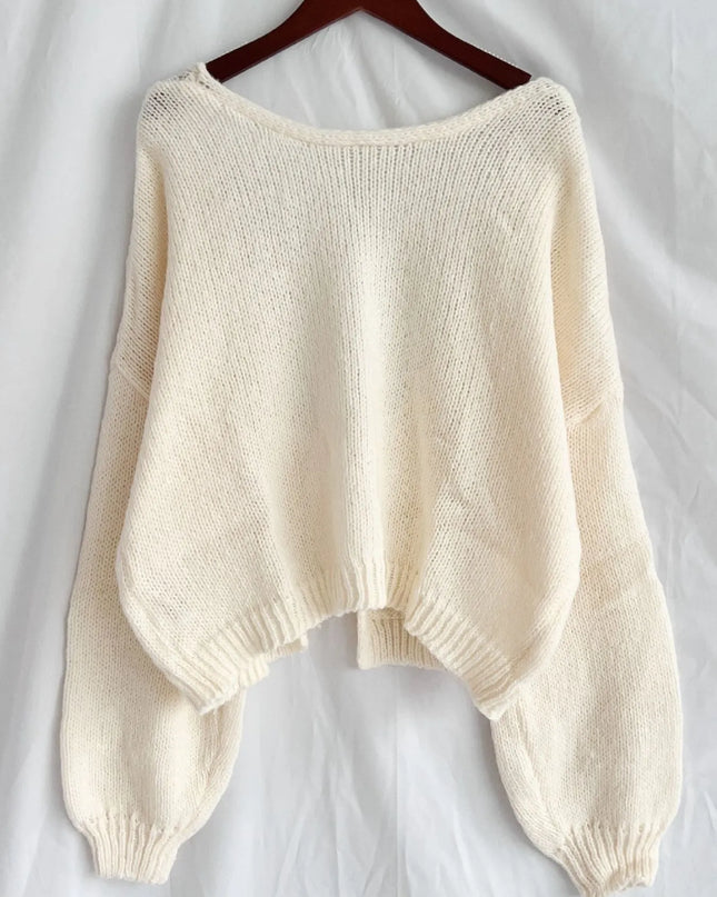 Tied Drop Shoulder Cardigan