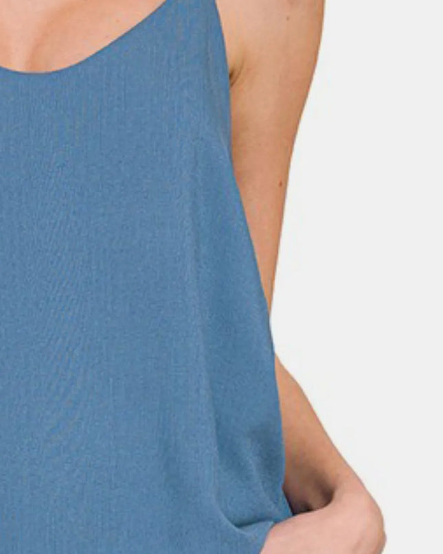 Zenana Two Layered Spaghetti Strap Cami