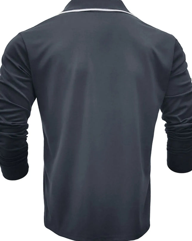 Men's Classic Long Sleeve Polo Shirt