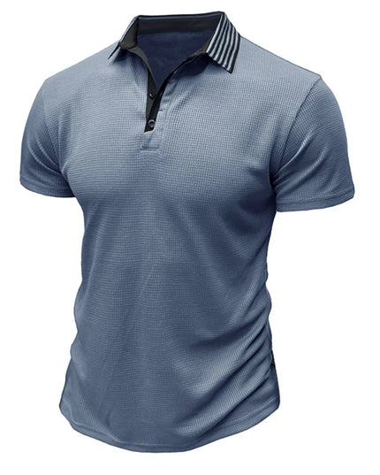 Men's Classic Textured Golf Polo Shirt