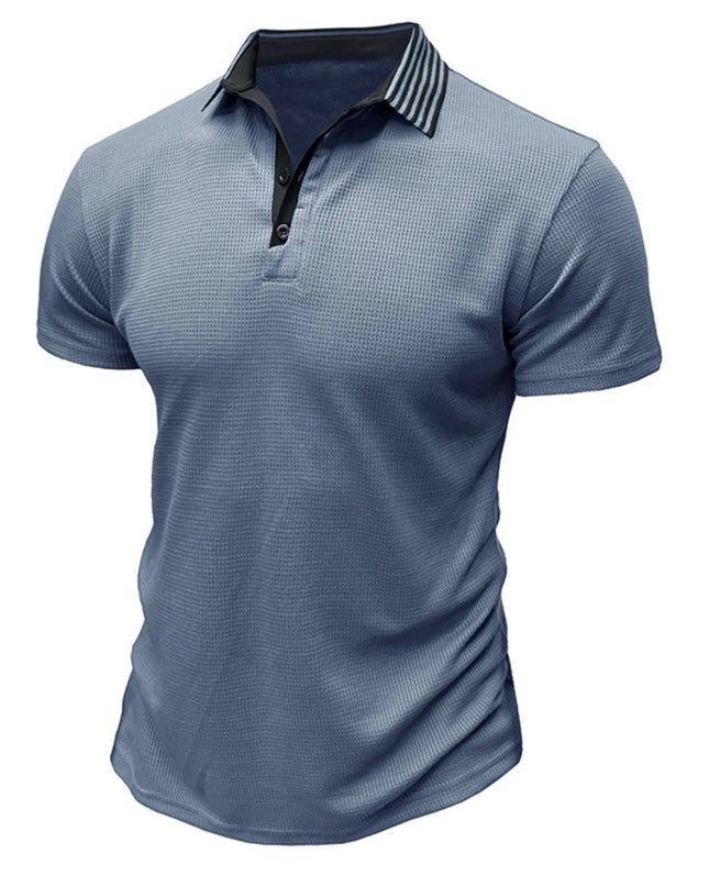 Men's Classic Textured Golf Polo Shirt