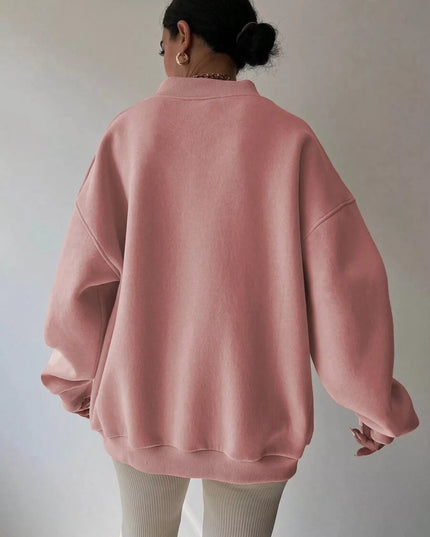 Dropped Shoulder Long Sleeve Oversized Sweatshirt