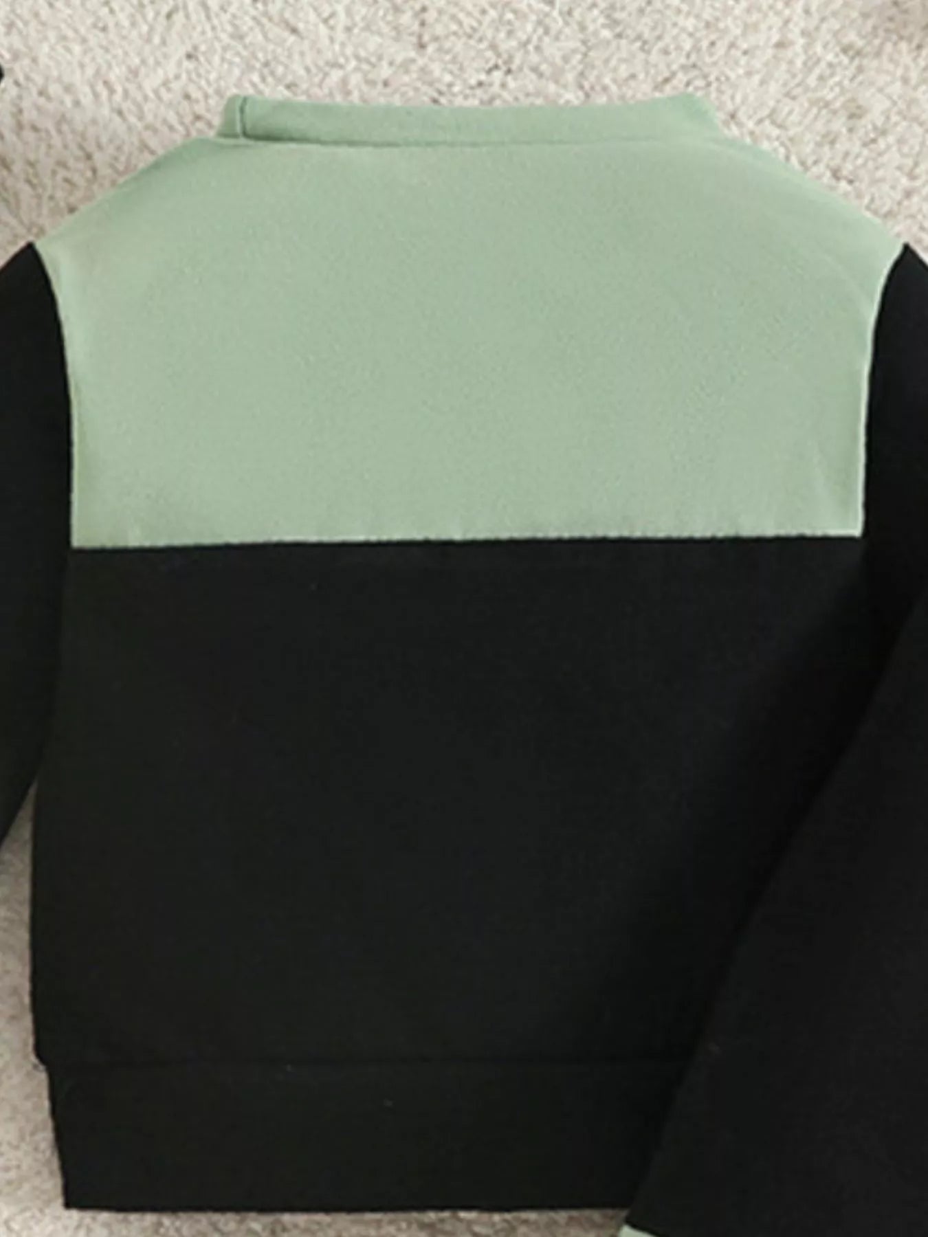 Children's Color Block Pocket Detail Top and Pants Outfit Set