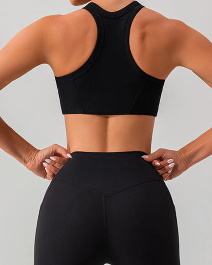 Round Neck Racerback Active Tank 