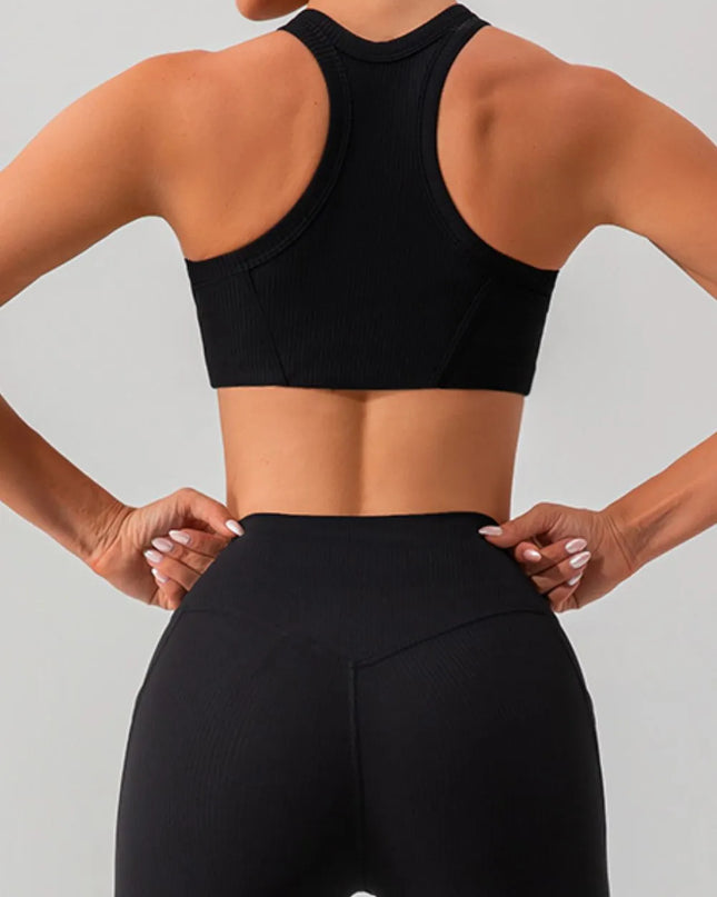 Round Neck Racerback Active Tank 