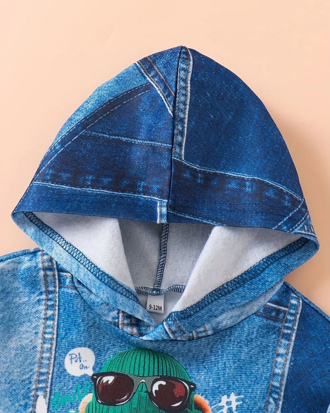 Children's Bear Hoodie and Pants Set