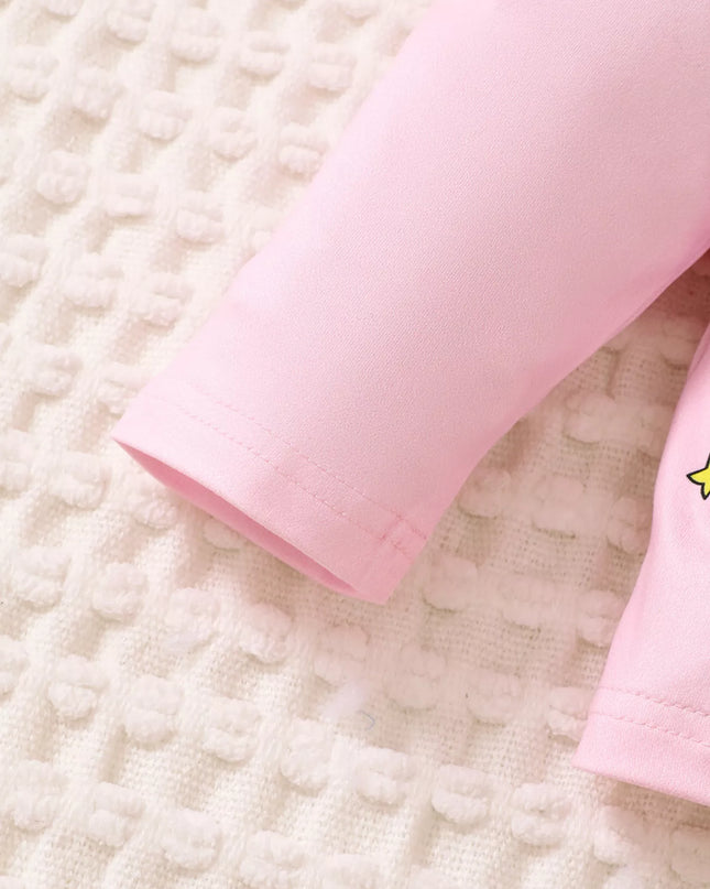 Children's Graphic Long Sleeve Top and Pants Set