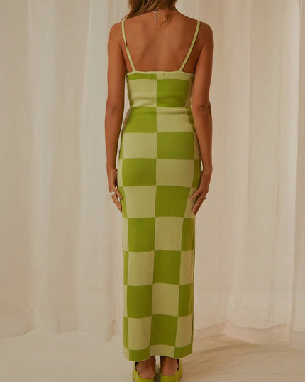 Spaghetti Strap Maxi Sweater Dress