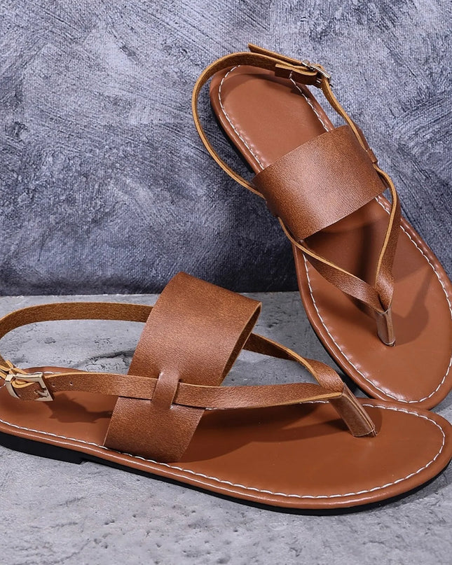 Toe Post Flats Sandals 