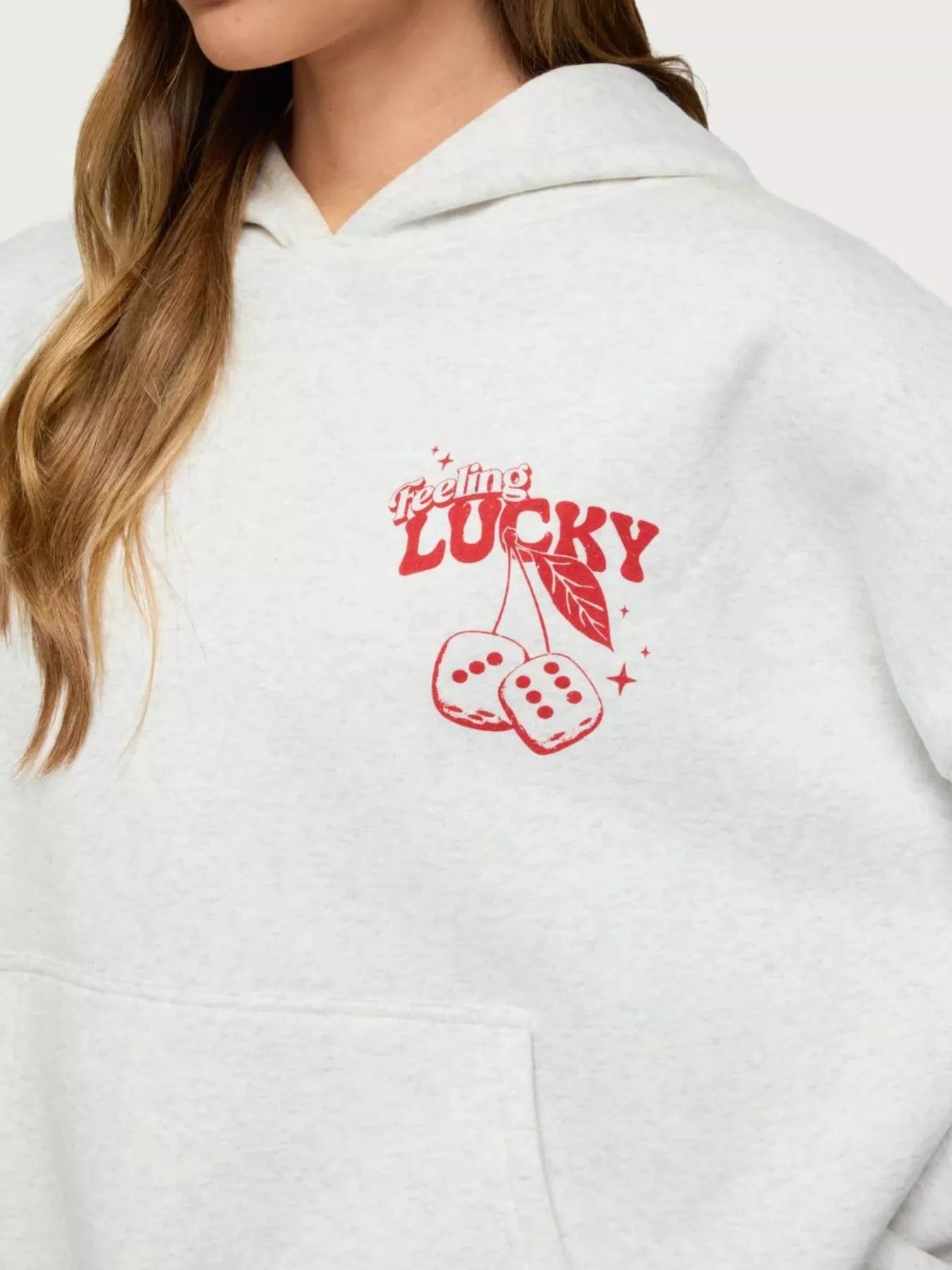 Drop Shoulder Graphic Hoodie with Kangaroo Pocket