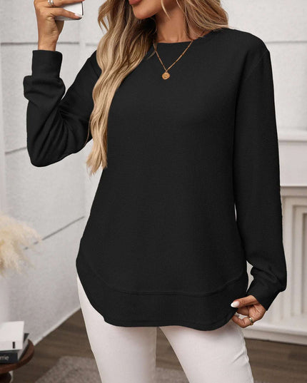 Long Sleeve Round Neck T-Shirt