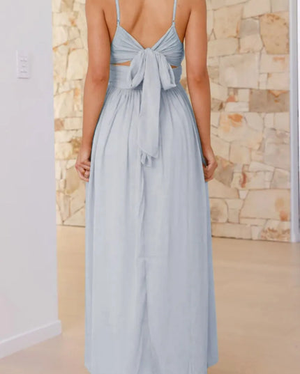 Ruched V-Neck Cami Dress