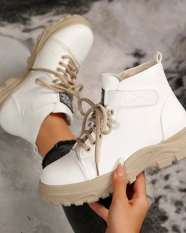 Lace Up Platform Combat Boots
