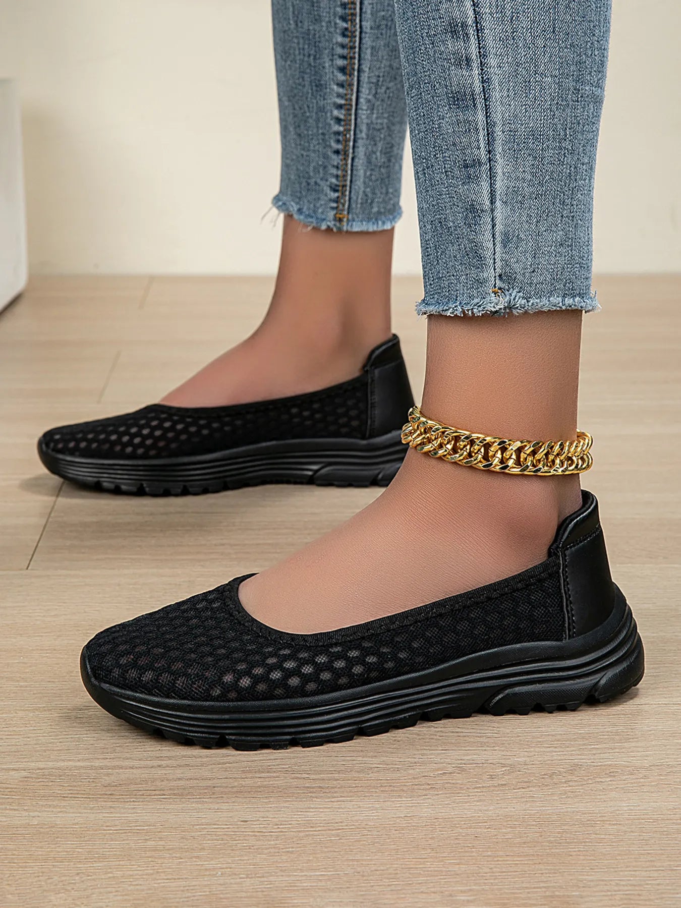 Breathable Mesh Slip-Ons 