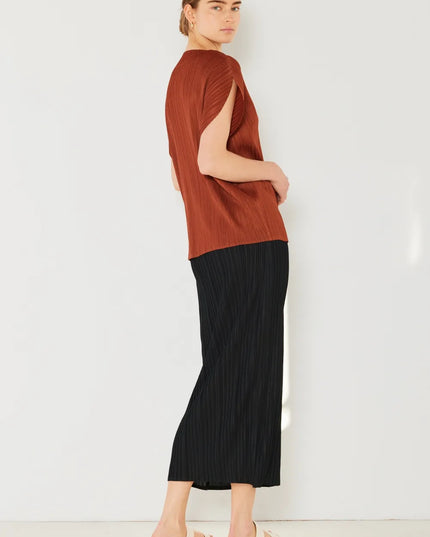 Marina West Swim Pleated Midi Pencil Skirt