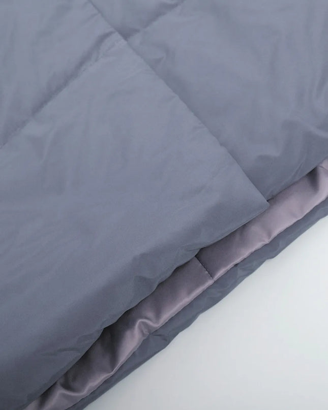 Puffer Long Sleeve Winter Coat with Belt