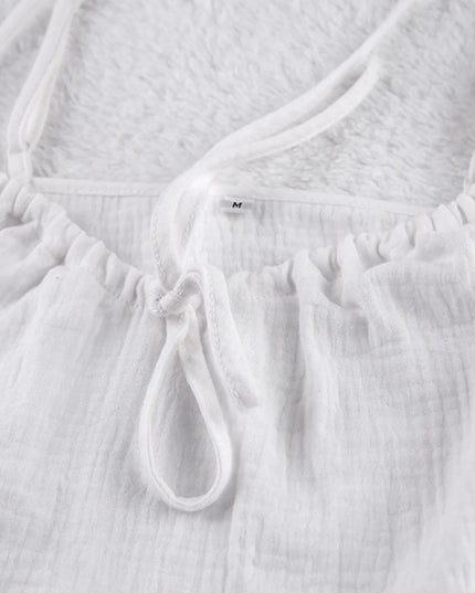 Tie Front Cami and Shorts Lounge Set