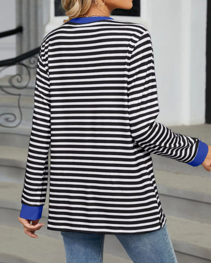 Striped Long Sleeve T-Shirt
